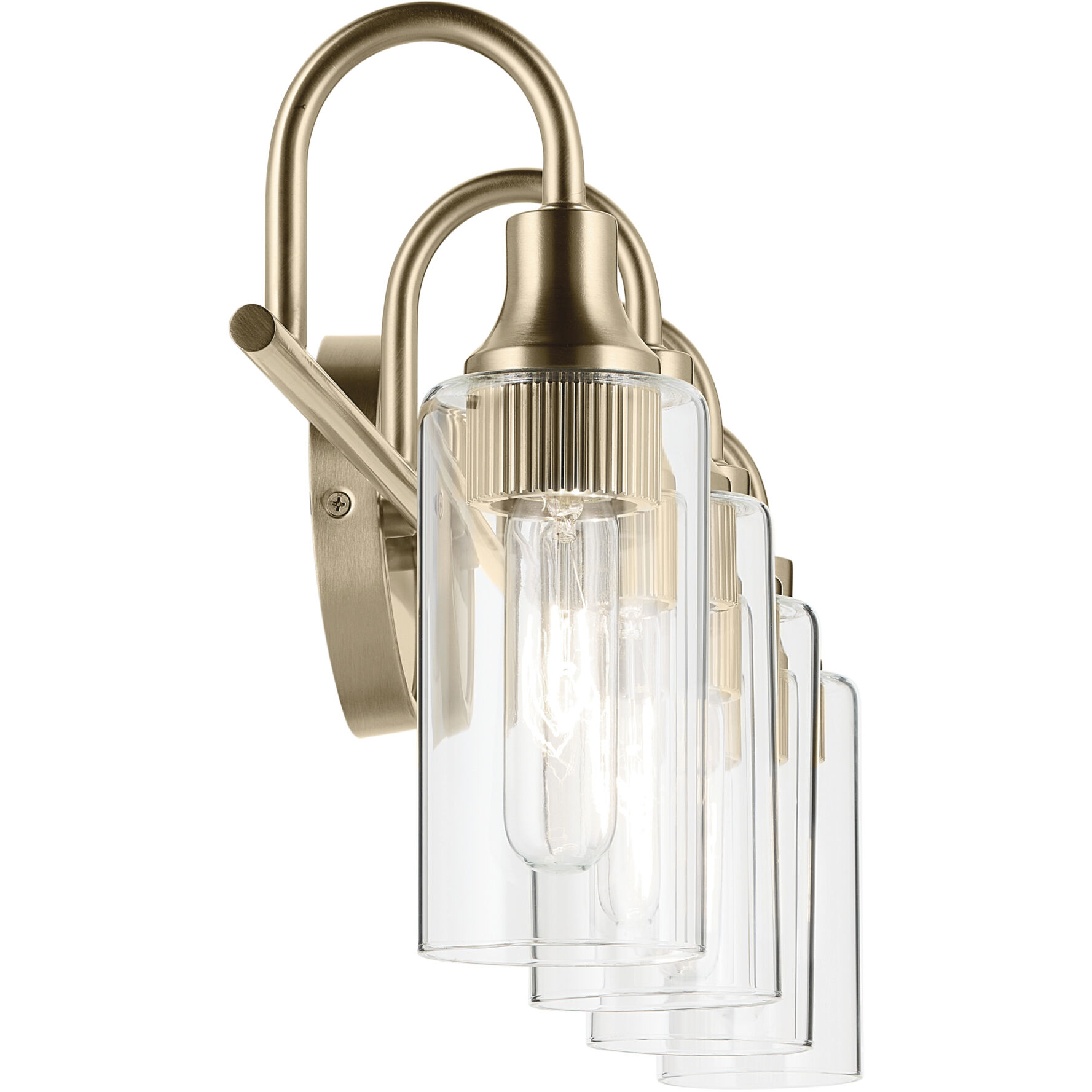 Kavi 4 Light 31.5 inch Champagne Bronze Vanity Light Wall Light