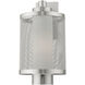 Nottingham 1 Light 17 inch Brushed Nickel Outdoor Wall Lantern