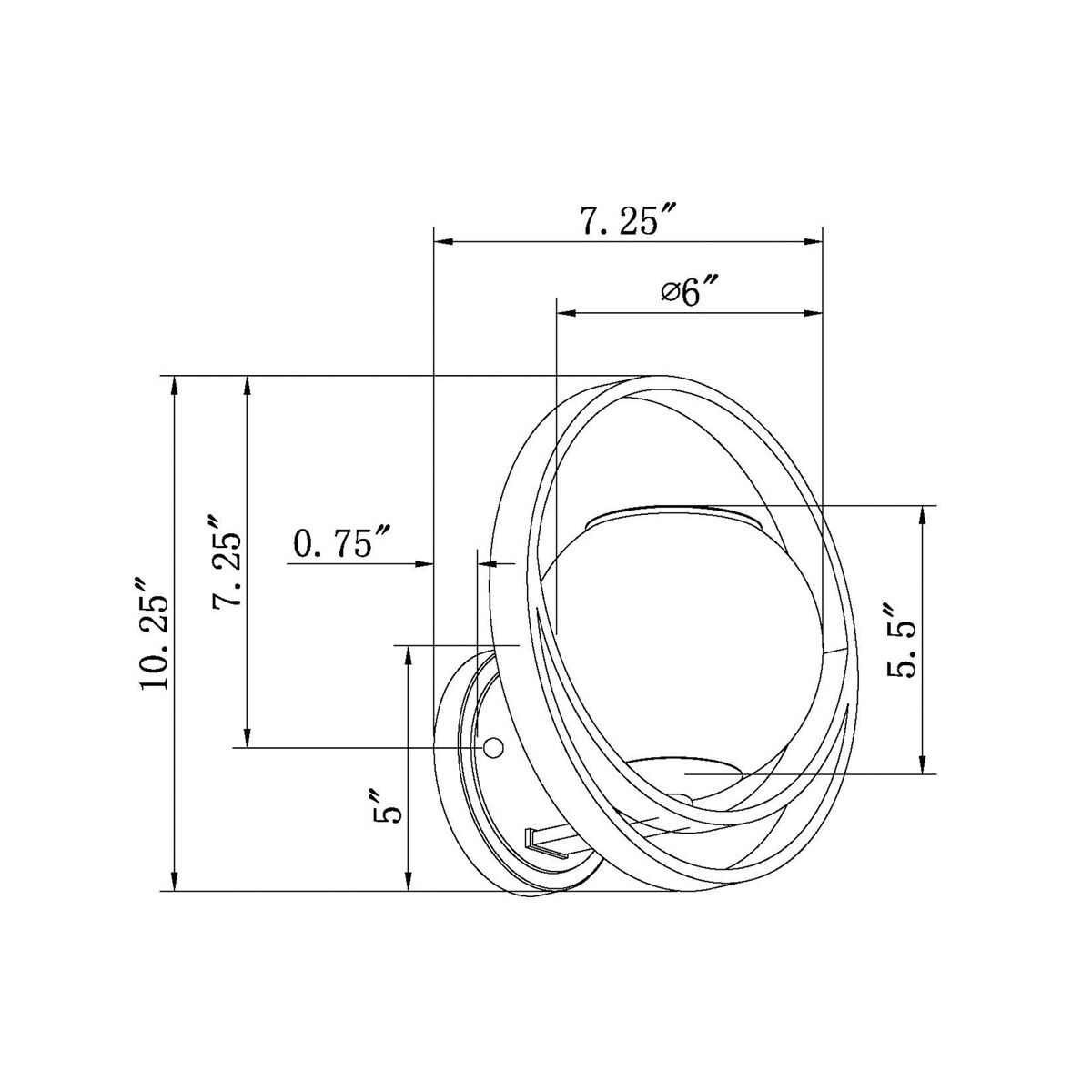 Signature 1 Light 10 inch Antique Bronze Wall Sconce Wall Light
