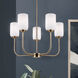 Novalee 5 Light 23 inch Gold Chandelier Ceiling Light