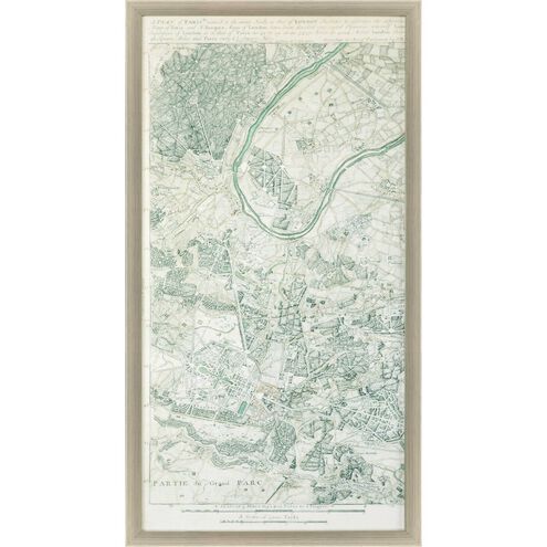 Vintage Collection Green Framed Art