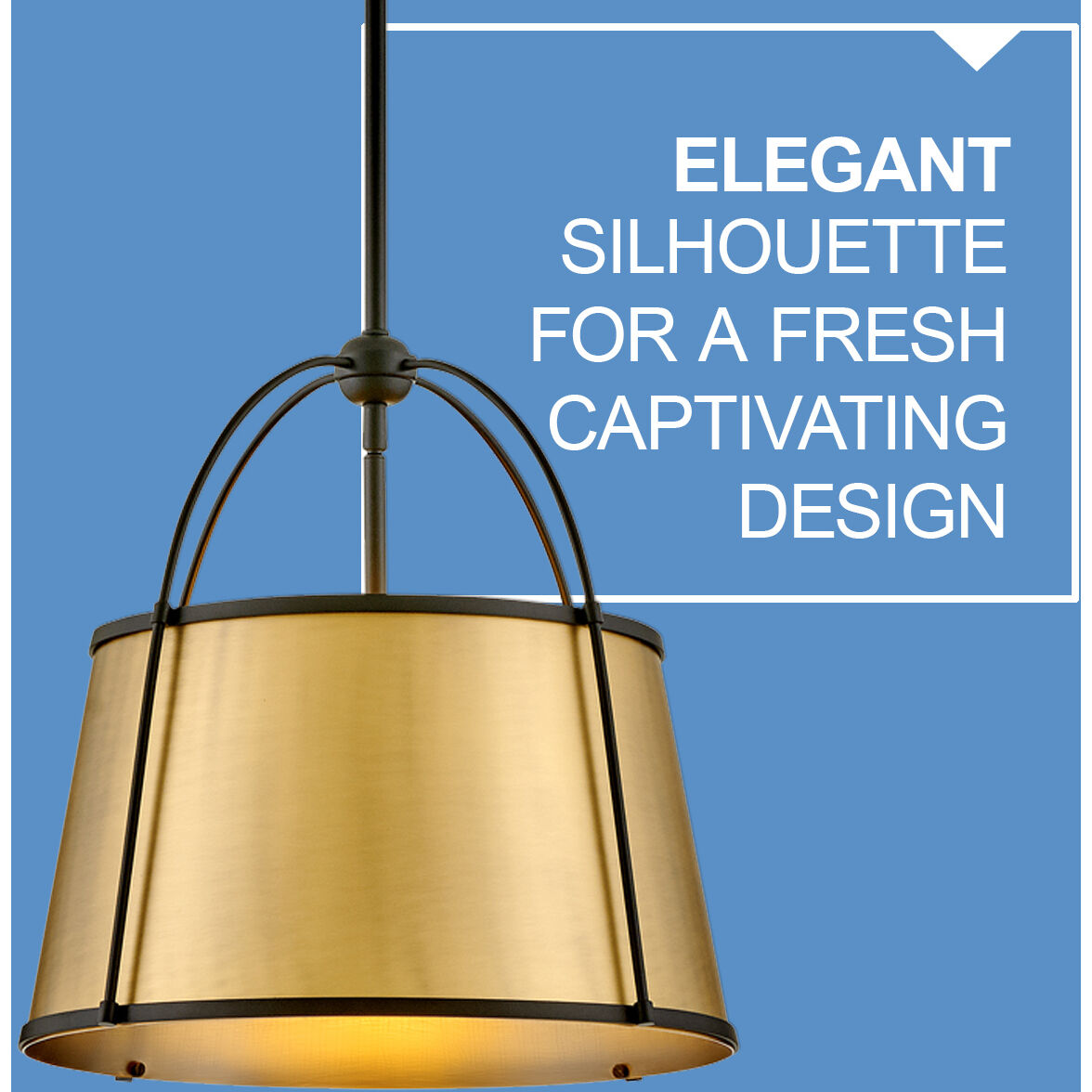 Clarke 4 Light 24.5 inch Black with Lacquered Dark Brass accents Chandelier Ceiling Light