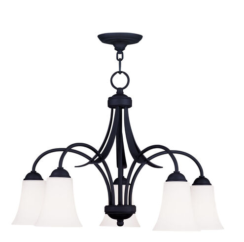 Ridgedale 5 Light 26 inch Black Chandelier Ceiling Light