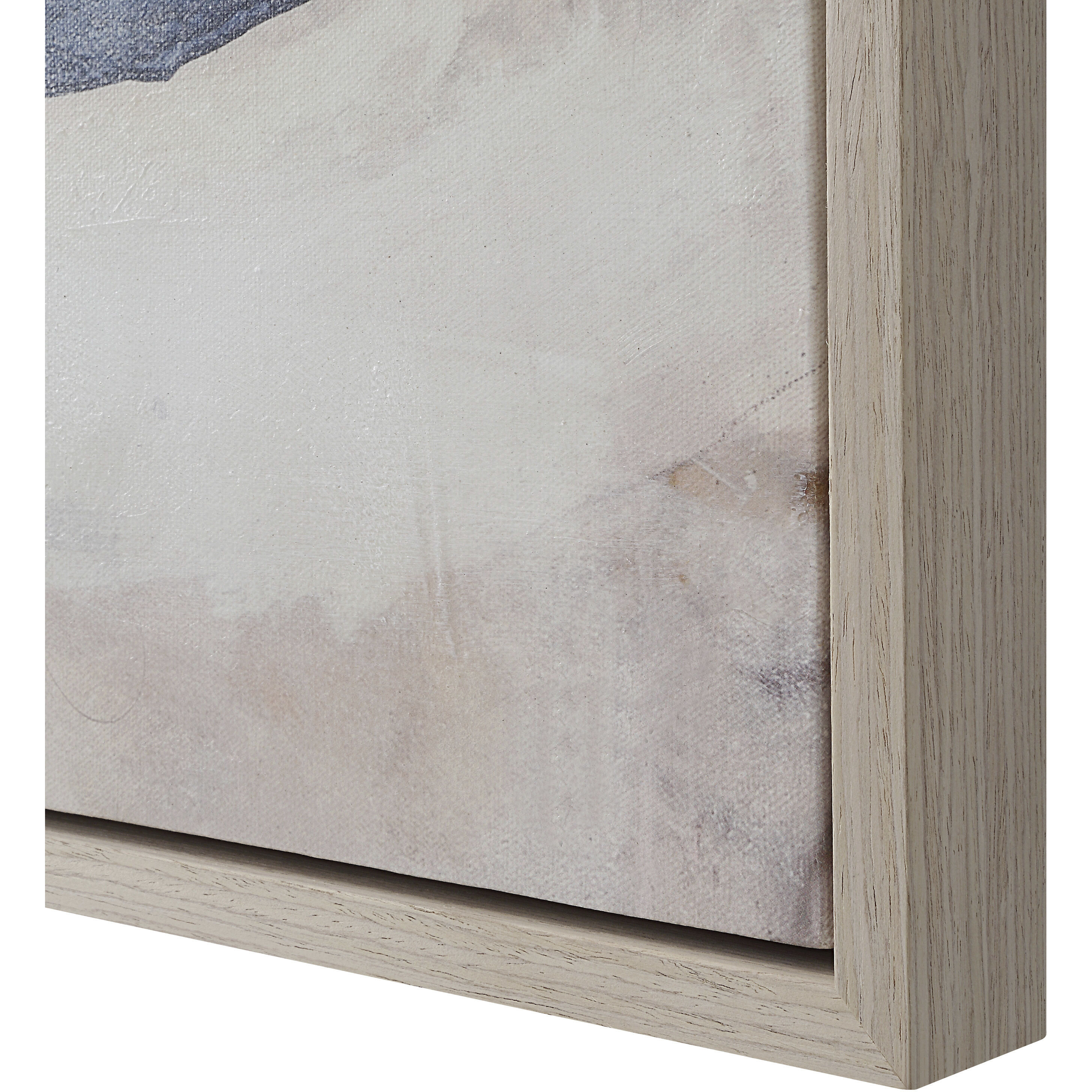 Daye White/Beige/Blue Canvas Art