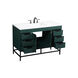 Eugene 48 X 22 X 33.5 inch Green Vanity Sink Set in Not Included
