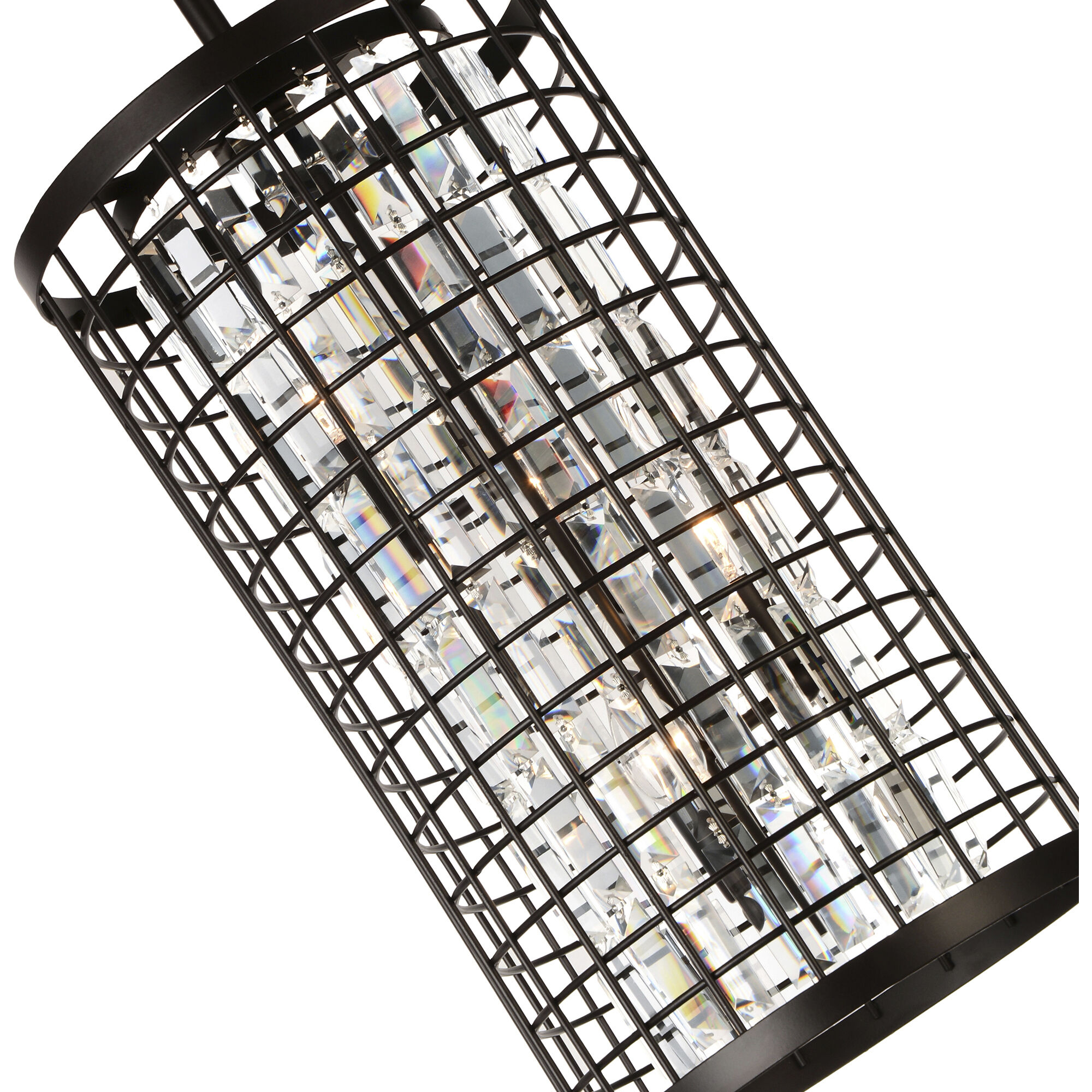 Meghna 4 Light 11 inch Brown Up Chandelier Ceiling Light