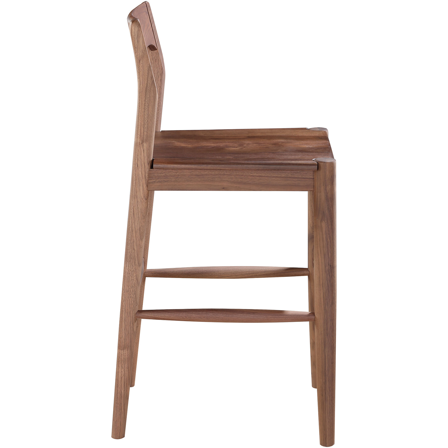 Owing 38 inch Walnut Counter Stool