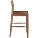 Owing 38 inch Walnut Counter Stool