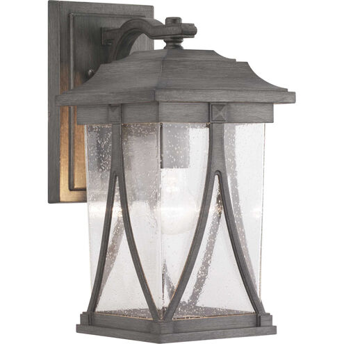 Luce 1 Light 16 inch Antique Pewter Outdoor Wall Lantern, Medium