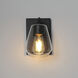 Geode 1 Light 5.25 inch Black Wall Sconce Wall Light
