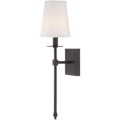 Monroe 1 Light 5 inch Classic Bronze Wall Sconce Wall Light, Essentials