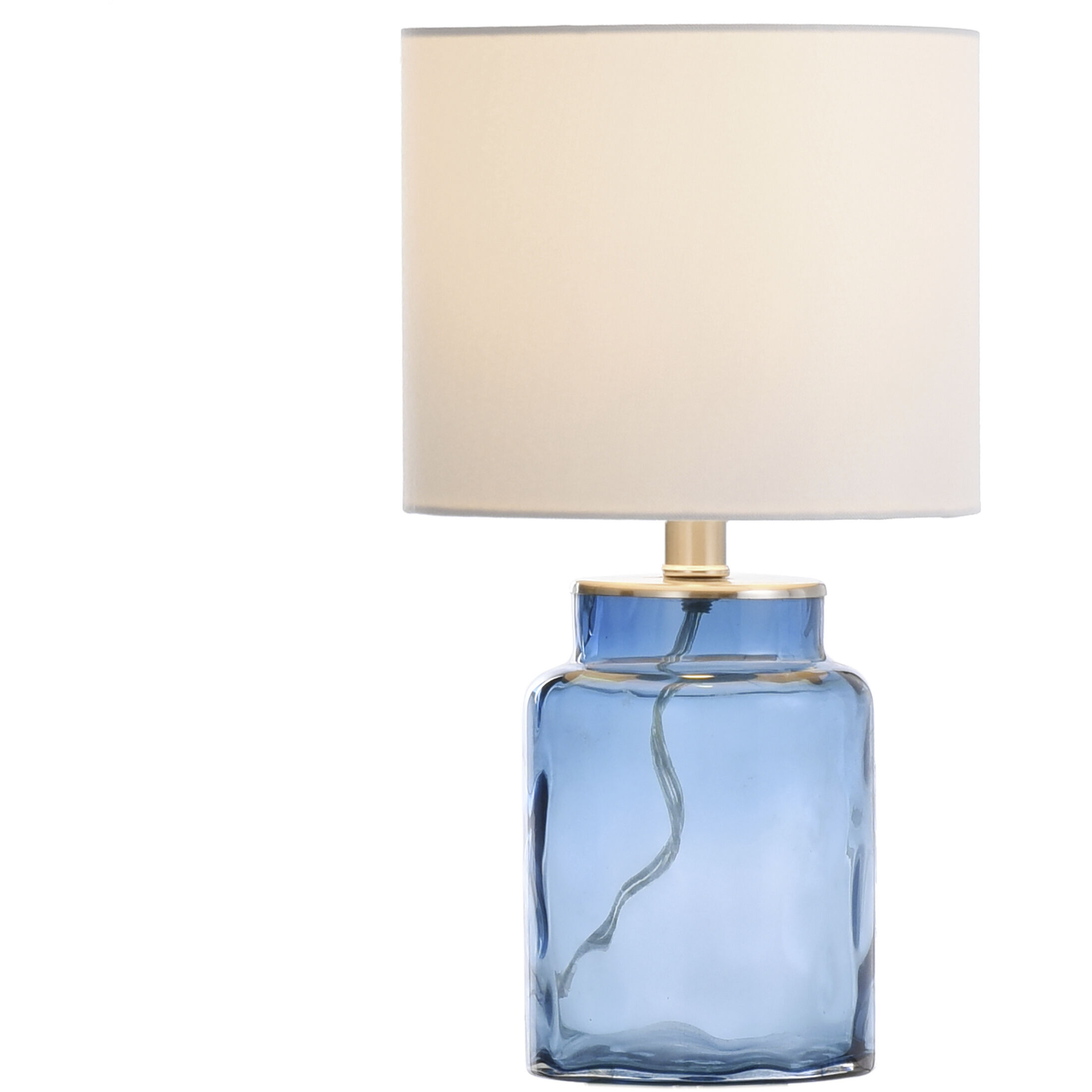 Signature 25.5 inch 60 watt Blue Table Lamp Portable Light