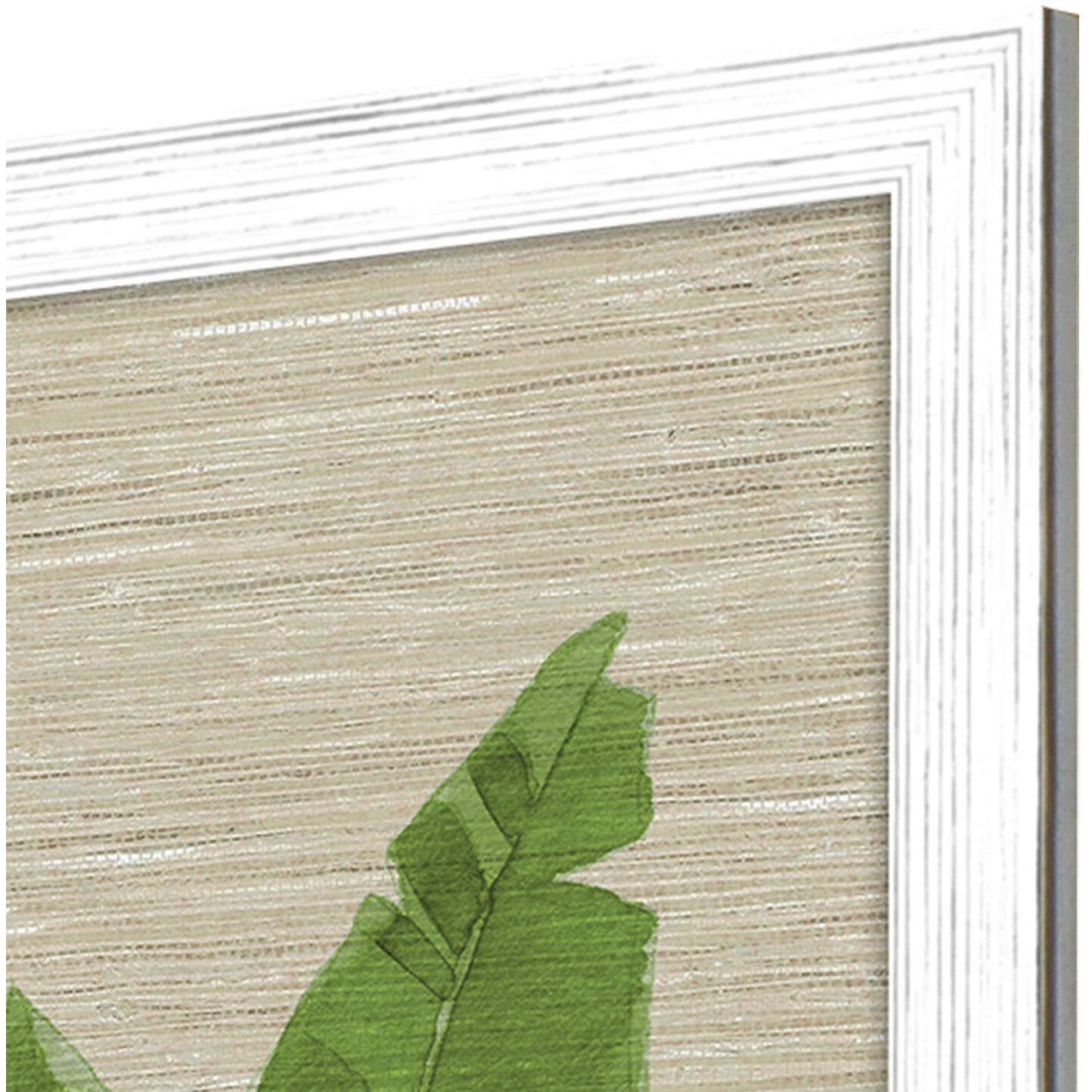 Palm Isle Green and Beige and Multi and Neutral Framed Art