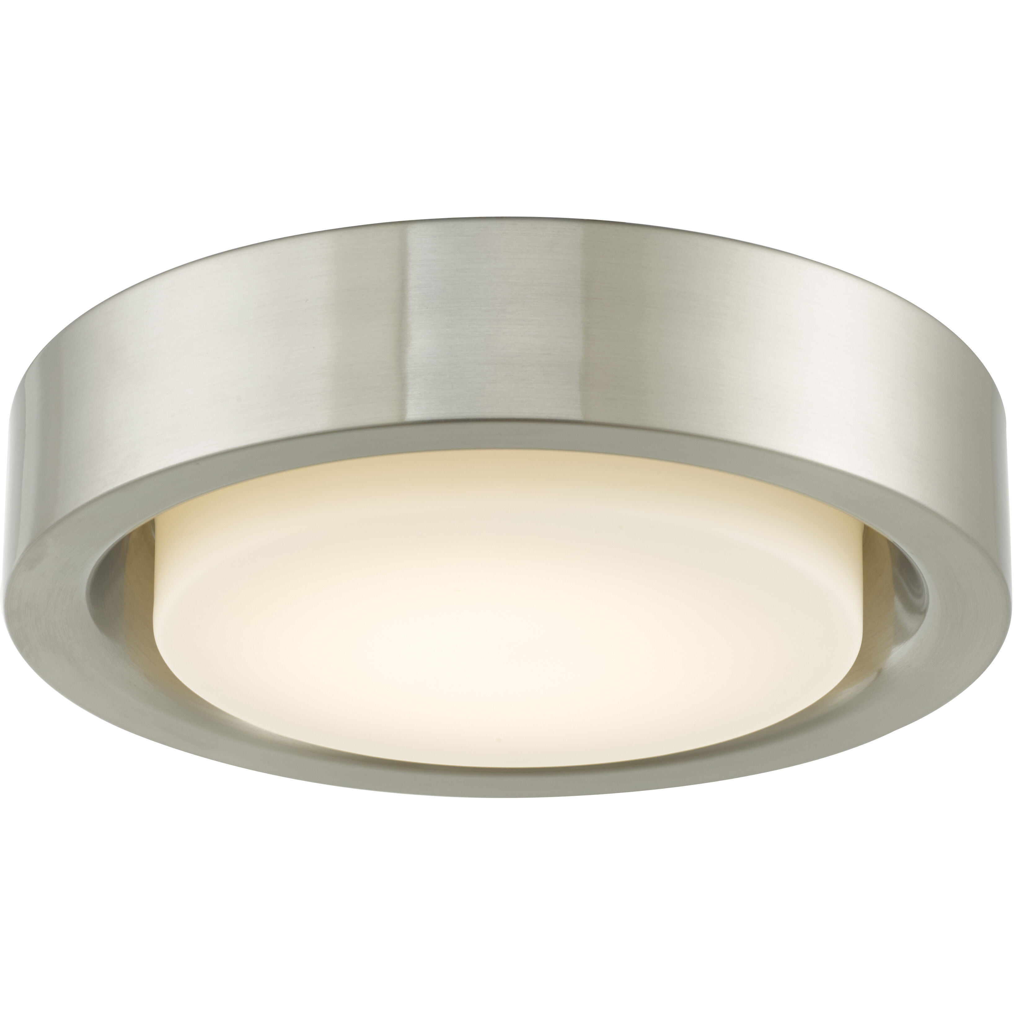 Eclipse LED 13 inch Brushed Nickel Flush Mount Ceiling Light