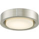 Eclipse LED 13 inch Brushed Nickel Flush Mount Ceiling Light