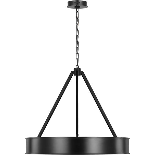 Leonard LED 28 inch Aged Iron Chandelier Ceiling Light