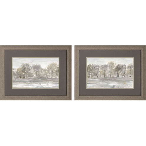 Landscapes Gray and Brown and Neutral and Beige Framed Art