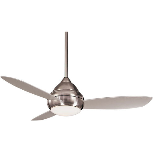 Concept L Wet 52 inch Brushed Nickel Wet Outdoor Ceiling Fan
