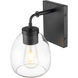 Dawes Sconce Wall Light in Matte Black