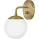 Julep Sconce Wall Light in Lacquered Brass