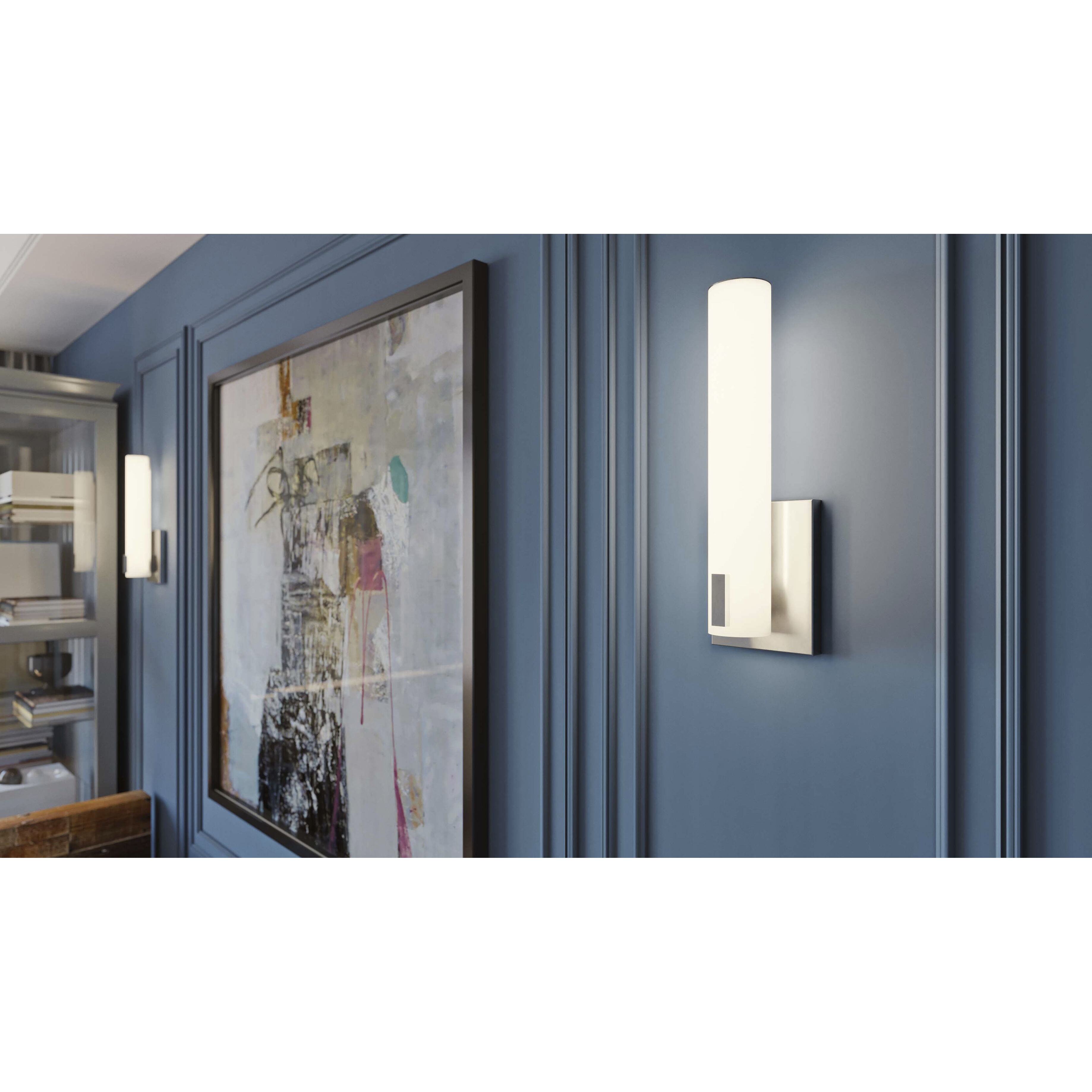 Bowen LED 4.5 inch Satin Nickel Sconce Wall Light