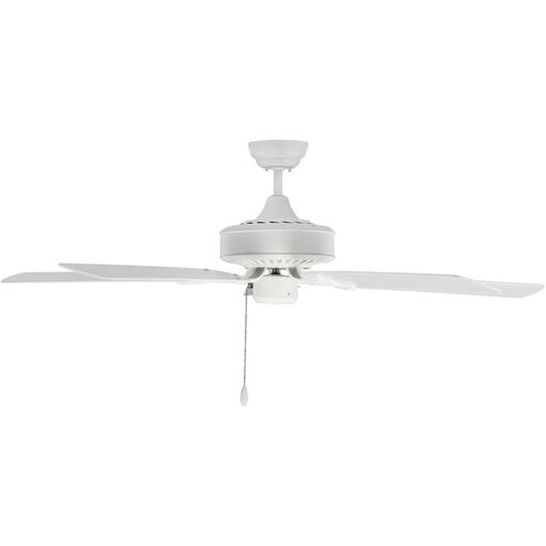 Haven 52 inch Matte White with Matte White ABS Blades Outdoor Ceiling Fan