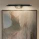 Caillier 39 watt 35.25 inch Black Picture Light Wall Light