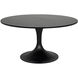 Herno 59 X 59 inch Matte Black Dining Table
