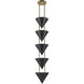 Versus 5 Light 10 inch Urban Bronze Pendant Ceiling Light