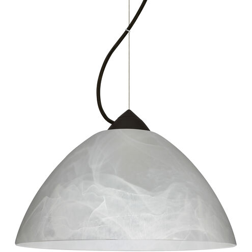 Tessa 1 Light Black Cord Pendant Ceiling Light