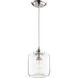 Fort Worth 1 Light 7 inch Satin Nickel Mini Pendant Ceiling Light