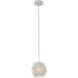 Urchin 1 Light 6.25 inch White Mini Pendant Ceiling Light