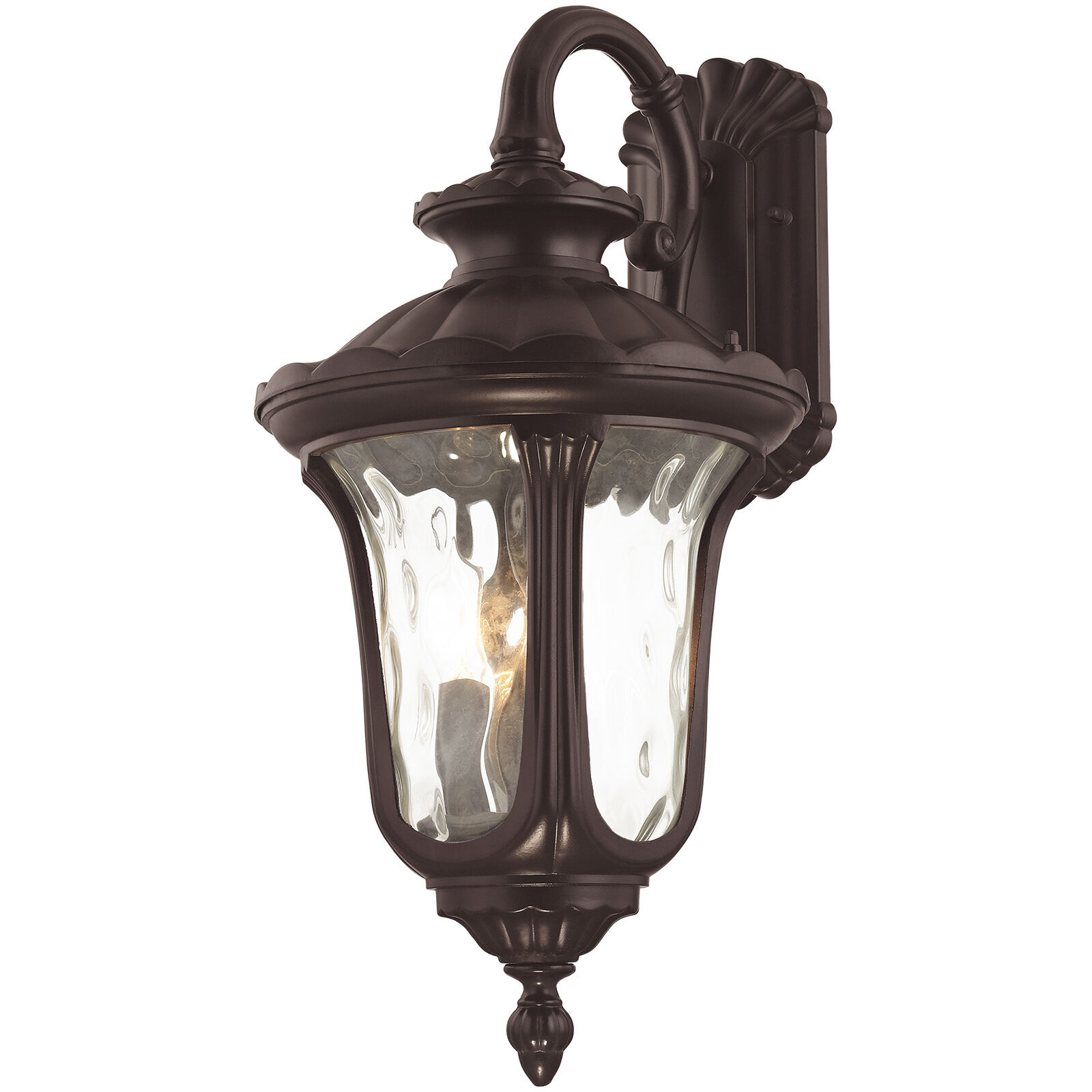 Oxford 3 Light 23 inch Bronze Outdoor Wall Lantern