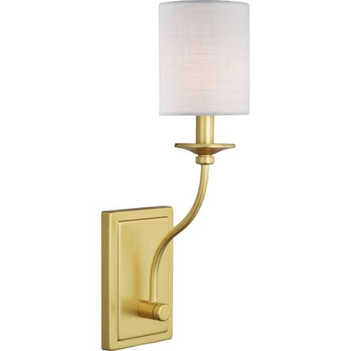 Bonita 1 Light 5 inch Satin Brass Wall Sconce Wall Light, Design Series