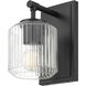 Landon Wall Sconce Wall Light in Matte Black