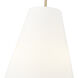 Adorra 3 Light 16 inch Vintage Brass Indoor Pendant Ceiling Light