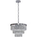 Canada 6 Light 15.75 inch Chrome Chandelier Ceiling Light