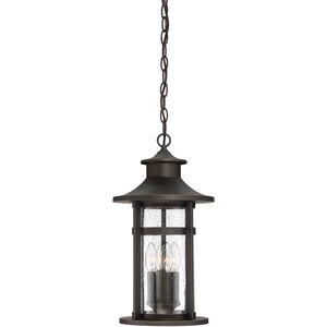 Highland Ridge 3 Light 10 inch Oil Rubbed Bronze/Gold Outdoor Chain Hung, Great Outdoors