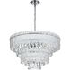 Emilia 8 Light 25 inch Chrome Chandelier Ceiling Light
