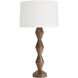 Crew 30 inch 150.00 watt Brown Buffet Lamp Portable Light