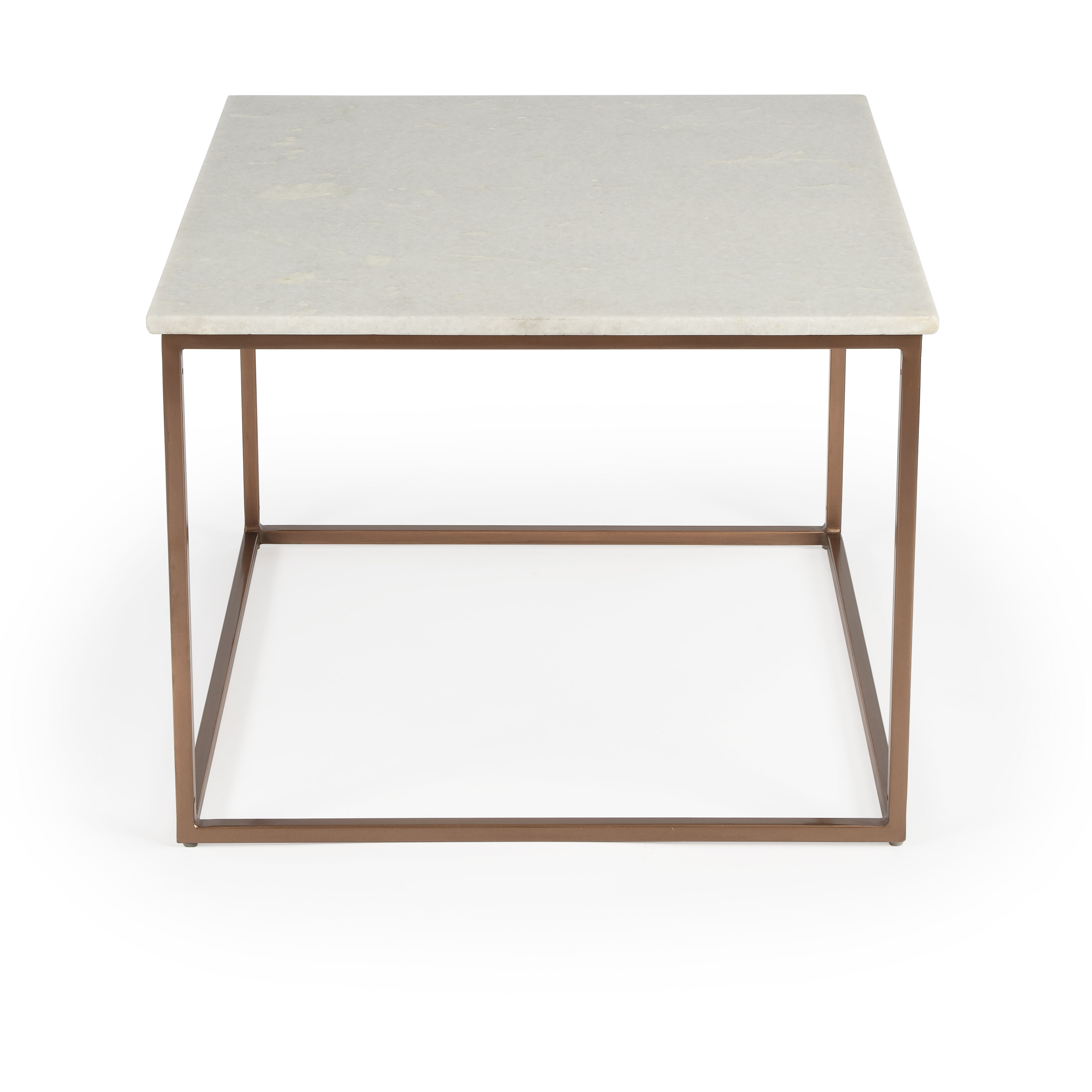 Butler Loft Holland  24 X 24 inch Marble & Metal Cocktail Table