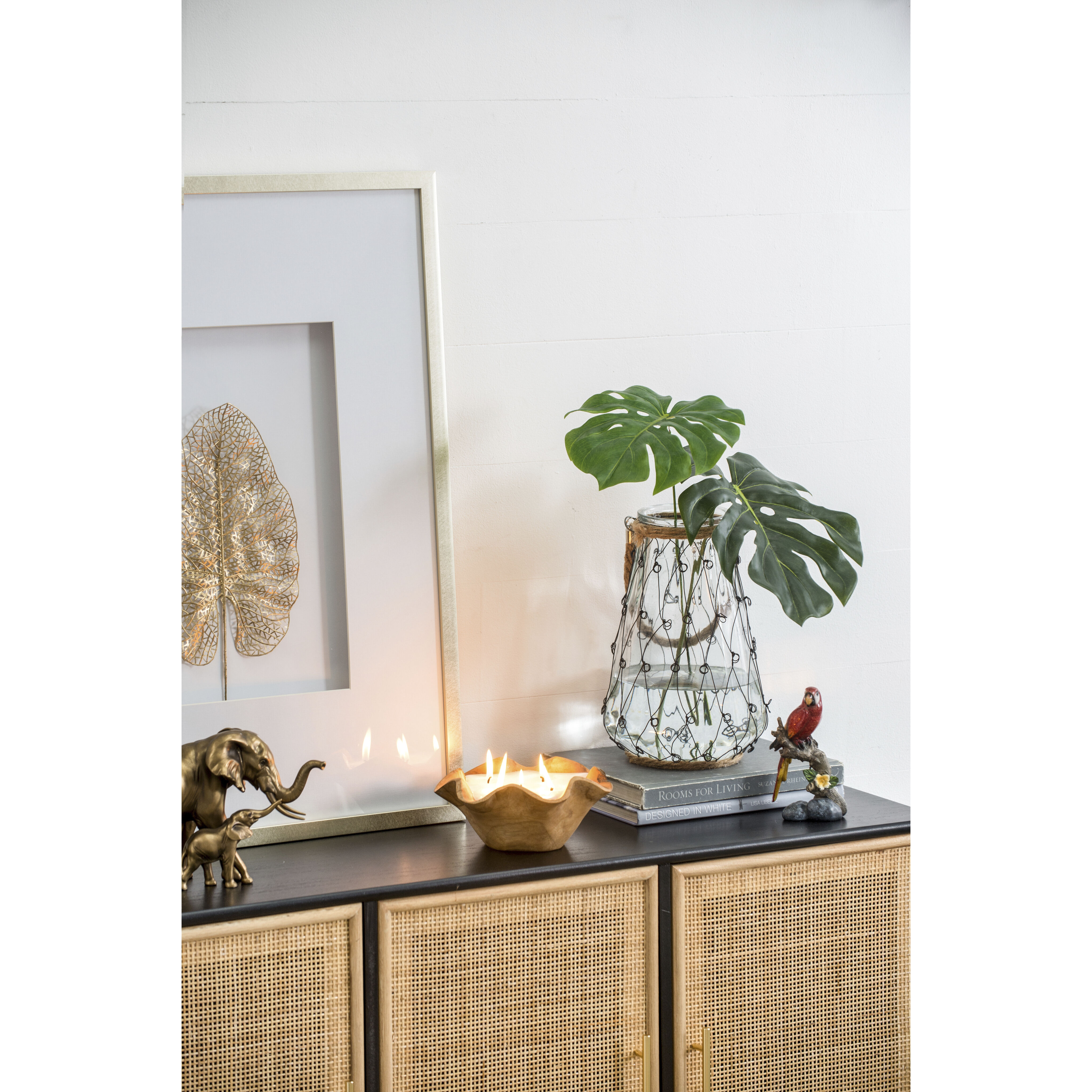 Anita 8.7 X 3.9 inch Candleholder