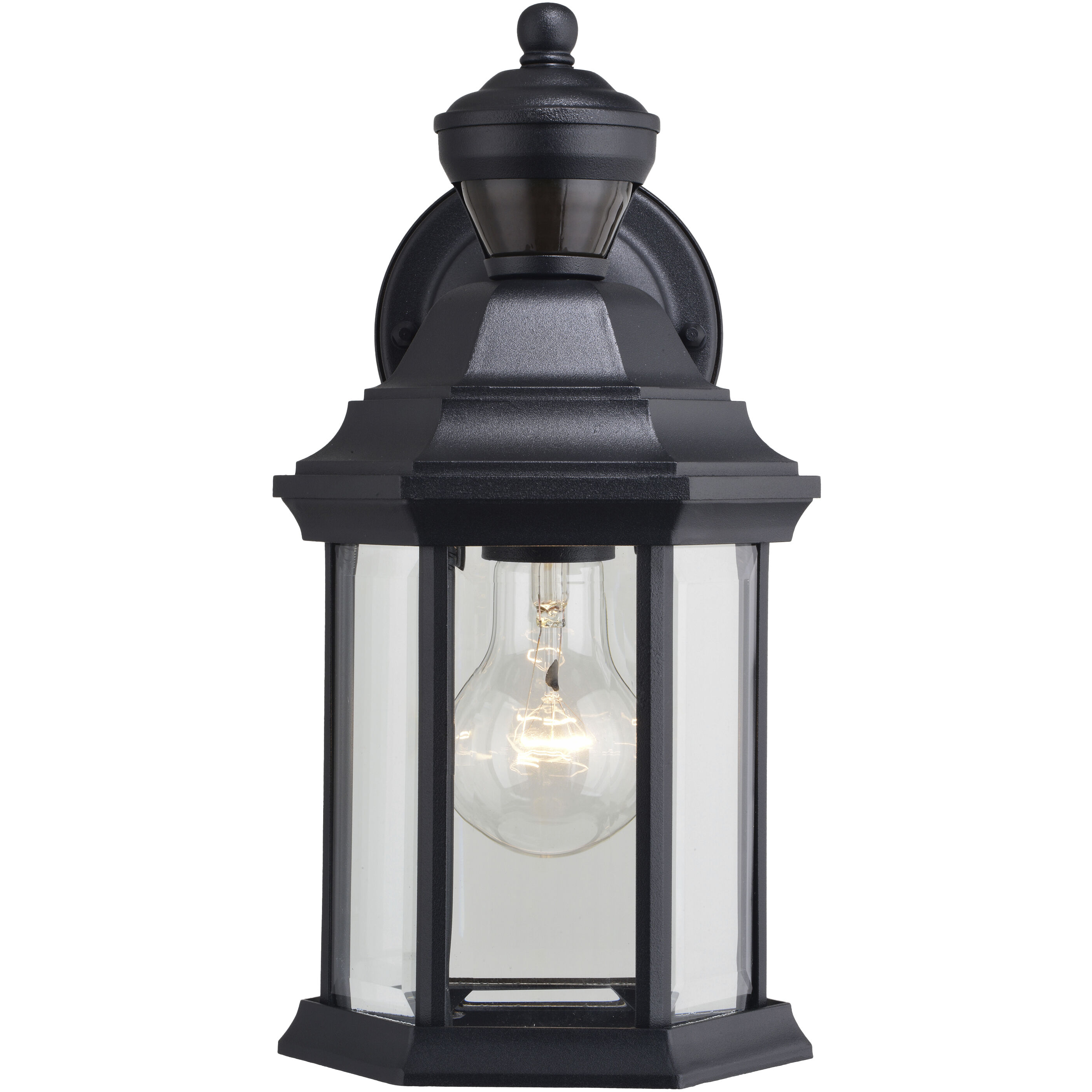 Auburn Textured Black Outdoor Motion Sensor