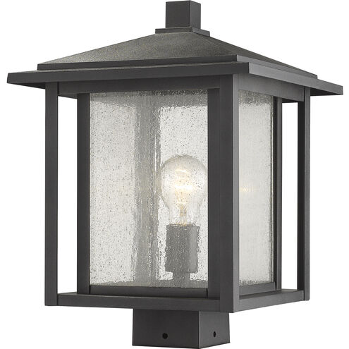 Aspen 1 Light 15 inch Black Outdoor Post Mount Fixture