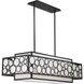 Mosaic 4 Light 42 inch Oil Rubbed Bronze Island Light Ceiling Light