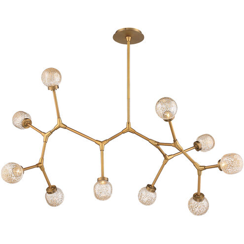 Catalyst LED 51 inch Aged Brass Chandelier Ceiling Light in 51in.