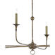 Nottaway 6 Light 61 inch Pyrite Bronze Chandelier Ceiling Light, Large