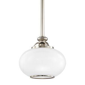 Canton 1 Light 9 inch Polished Nickel Pendant Ceiling Light