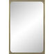 Sati 36 X 24 inch Burnished Brass Wall Mirror