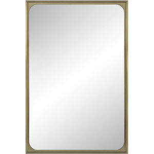 Sati 36 X 24 inch Burnished Brass Wall Mirror